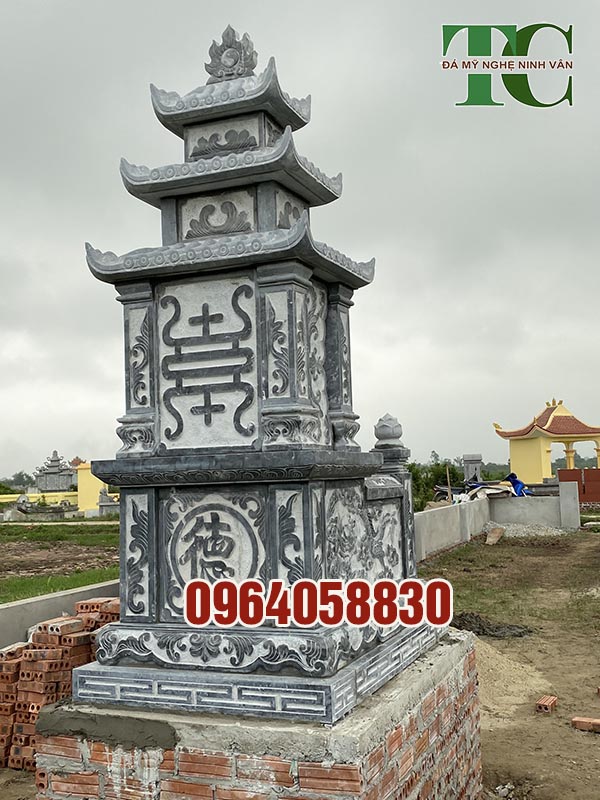mộ đá ba mái cao cấp Bắc Giang