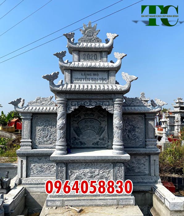 khung thờ chung bằng đá Tuyên Quang