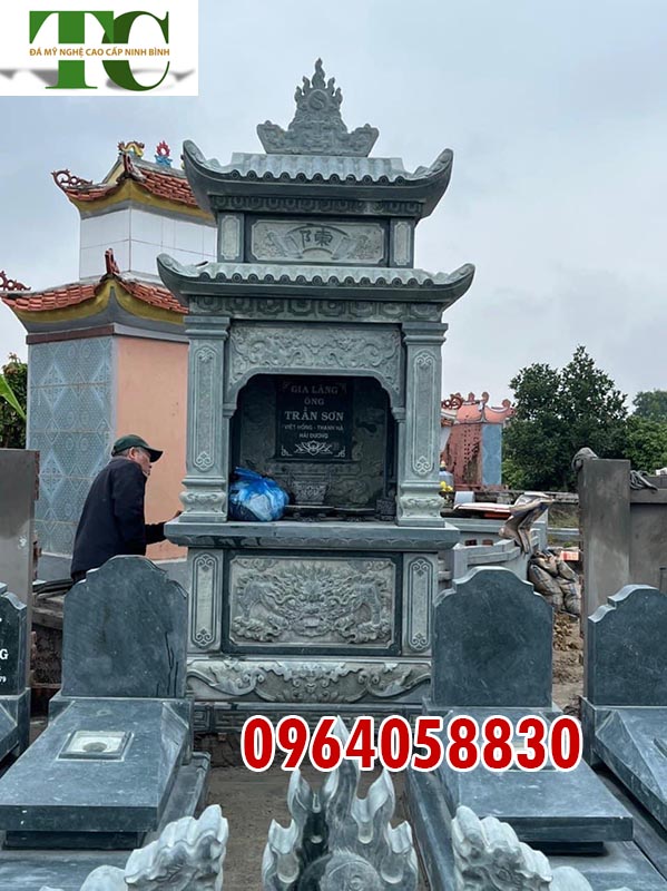 xây lăng thờ đá xanh rêu Quảng Ninh
