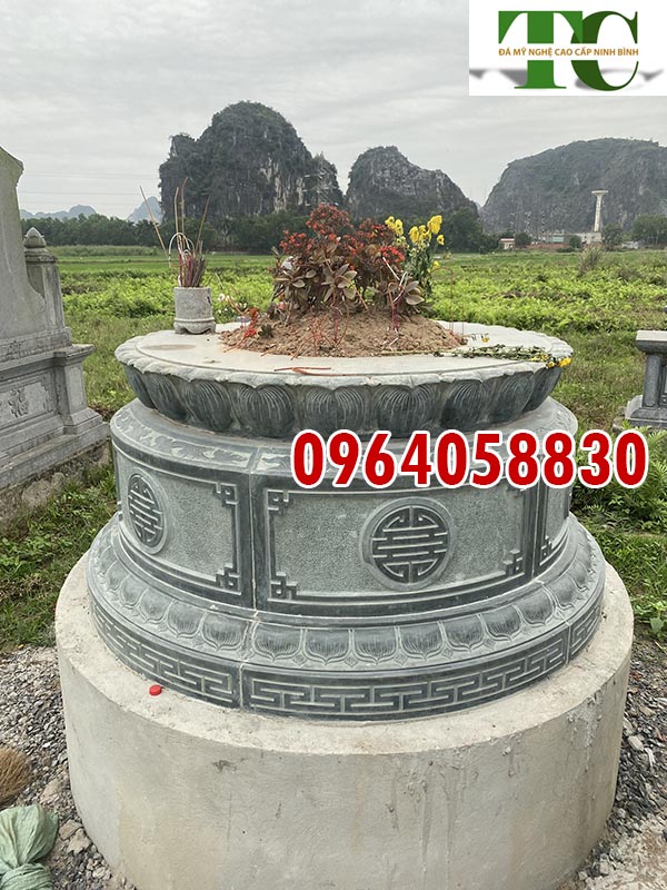 giá bán mộ tròn đá đẹp Quảng Ninh