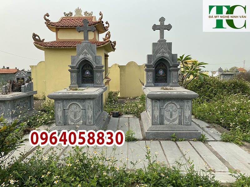 kích thước mộ công giáo bằng đá Quảng Ninh