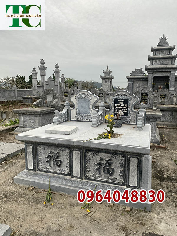 kích thước mộ đá đôi Lâm Đồng