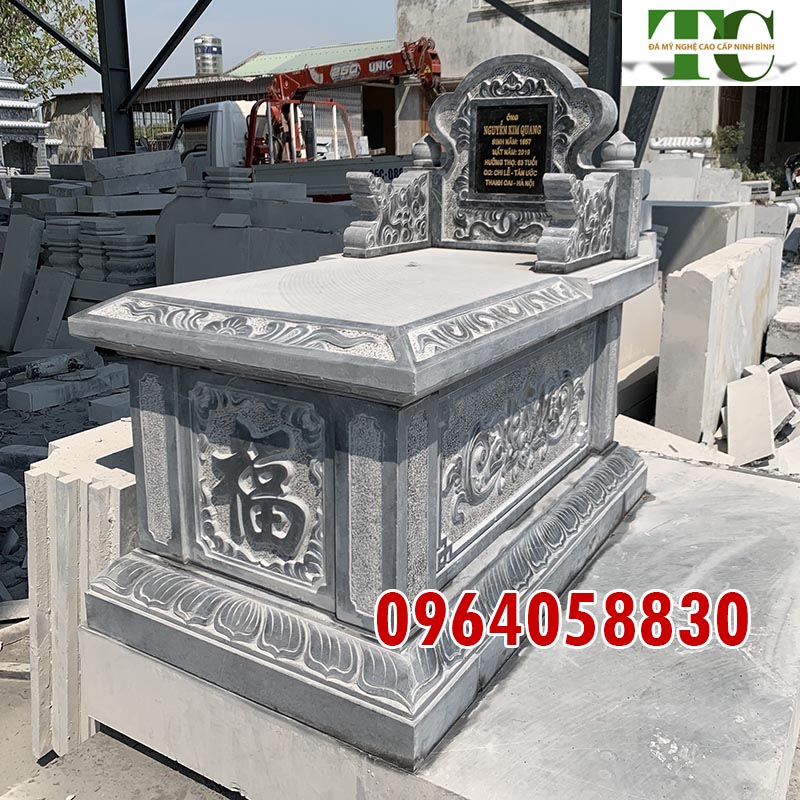 mộ tam sơn bằng đá đẹp Lạng Sơn