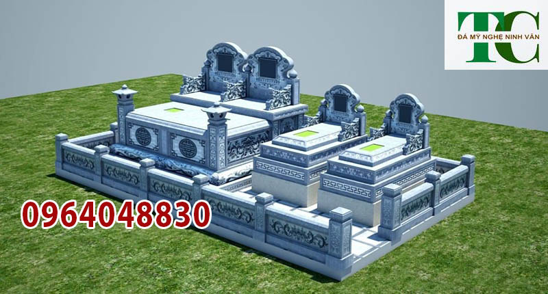 thiết kế mẫu mộ đá tam sơn đẹp Bình Phước