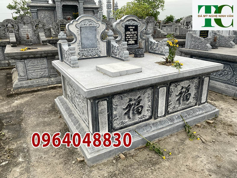 xây mộ đôi đá tam sơn đẹp Lâm Đồng