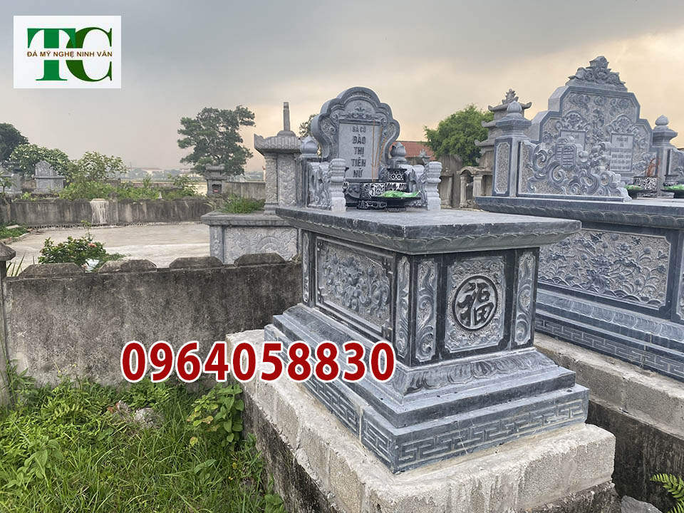 xây mộ đá nhỏ gọn mộ tam sơn đẹp Kiên Giang 04