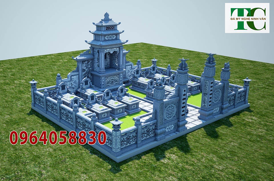 xây khu lăng mộ đá mới Ninh Thuận 02